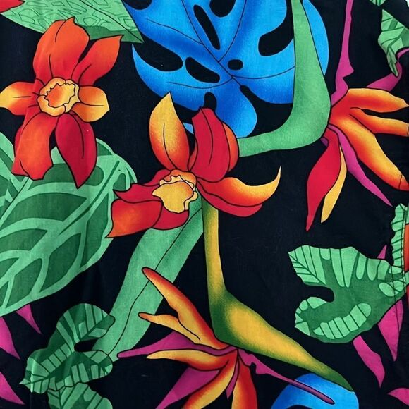 Toucan Dance by Fast Lane VTG Tropical camp Shirt Sharky’s on the Pier Venice - Picture 4 of 7